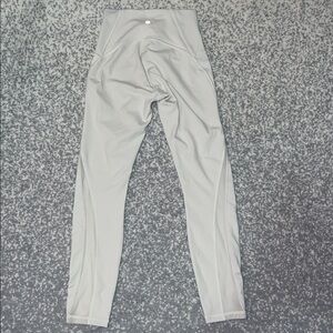Lululemon High-Waisted White with mesh details Leggings Size 4
